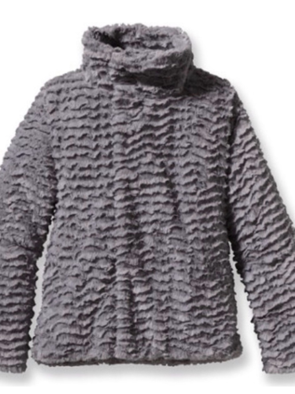 Patagonia Pelage Gray Fleece Jacket- women medium
